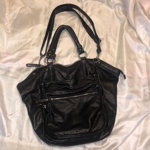 Black shoulder bag